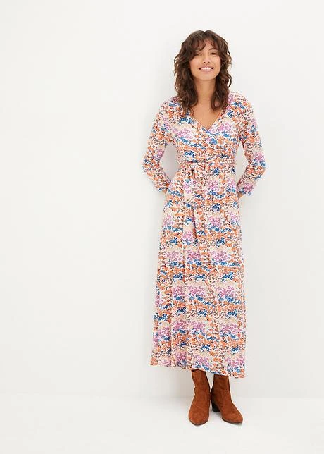 Robe Maxi De Grossesse Imprimée Avec Fonction Allaitement 4 Robe Maxi De Grossesse Imprimée Avec Fonction Allaitement - Afbeelding 2