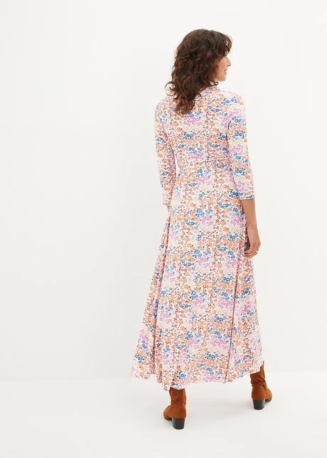 Robe Maxi De Grossesse Imprimée Avec Fonction Allaitement 5 Robe Maxi De Grossesse Imprimée Avec Fonction Allaitement - Afbeelding 3