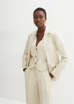 PREMIUM Blazer 100 % Lin -Venus Mode Winkel 24033480 u3dQHei1