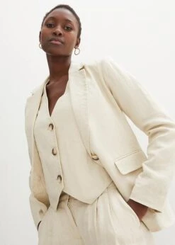 PREMIUM Blazer 100 % Lin -Venus Mode Winkel 24033484 DouBSd06