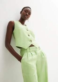 PREMIUM Pantalon 100 % Lin 16 PREMIUM Pantalon 100 % Lin -Venus Mode Winkel 24034282 S8Gmcdev