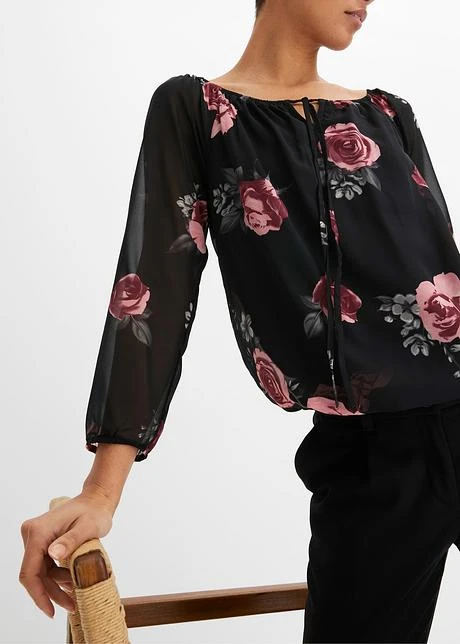 Chemisier Avec Cordon Coulissé 7 Chemisier Avec Cordon Coulissé - Afbeelding 5