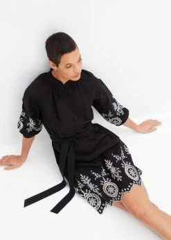 Robe En Coton Avec Broderies Anglaises -Venus Mode Winkel 24037160 bBs19oJO