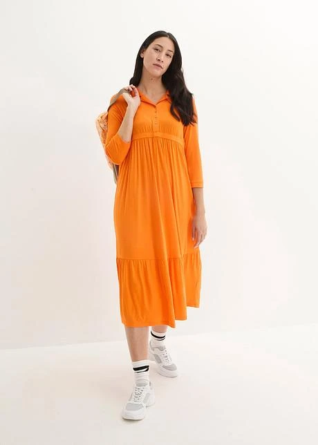 Robe De Grossesse Et D'allaitement Avec Col Chemise 6 Robe De Grossesse Et D'allaitement Avec Col Chemise - Afbeelding 4