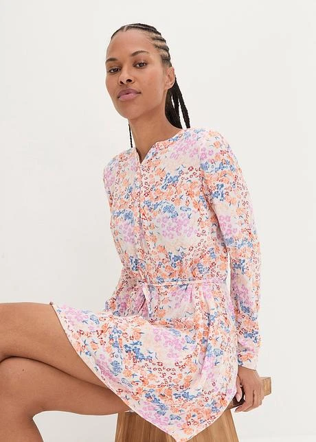 Robe De Grossesse Et D'allaitement Avec Lien à Nouer 4 Robe De Grossesse Et D'allaitement Avec Lien à Nouer - Afbeelding 2