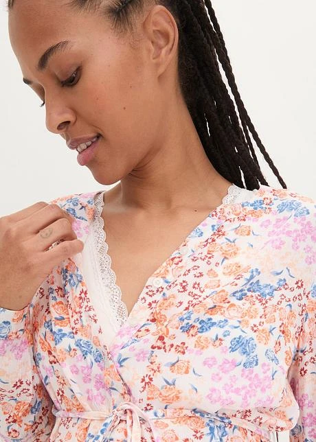 Robe De Grossesse Et D'allaitement Avec Lien à Nouer 8 Robe De Grossesse Et D'allaitement Avec Lien à Nouer - Afbeelding 6