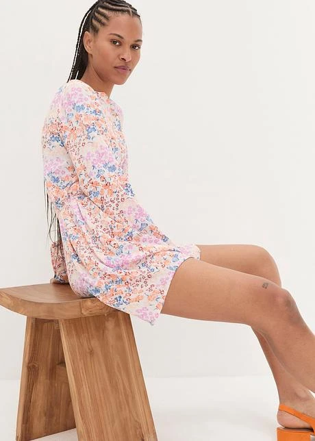 Robe De Grossesse Et D'allaitement Avec Lien à Nouer 7 Robe De Grossesse Et D'allaitement Avec Lien à Nouer - Afbeelding 5