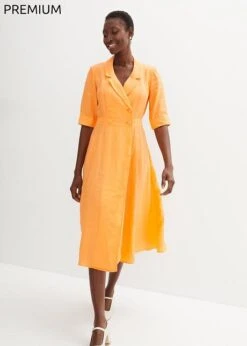 PREMIUM Robe-chemise 100 % Lin 12 PREMIUM Robe-chemise 100 % Lin -Venus Mode Winkel 24040669 wY3NCeVp