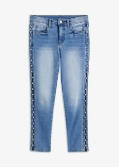 Jean Skinny Avec Perles Appliquées